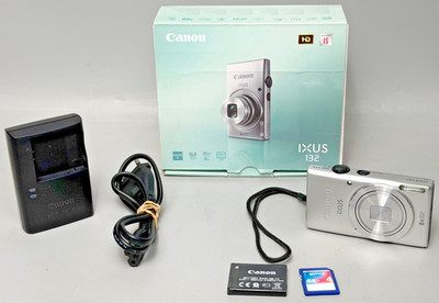Canon IXUS 132 16MP Kompakt Digitalkamera PC2018 Komplett Box Akku Ladegerät