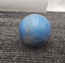 Shot Put 12 LBS Ball Put Shot Cast Iron Blue for Track Field Outdoor Training