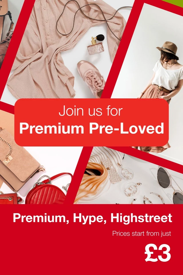 Premium Pre-loved Friday -British Red Cross- Hype / Designer / High street