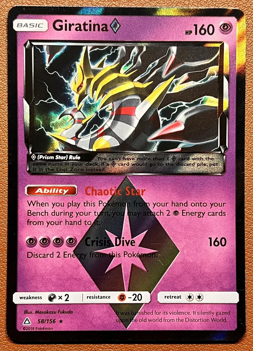 Giratina Prism Star Pokémon TCG Cards for sale | eBay
