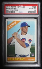 2015 Topps Heritage High Number Short Print Kris Bryant #725 PSA 10 GEM MT 03yv