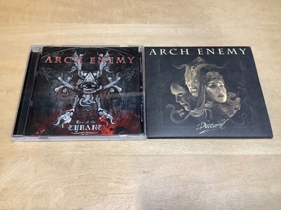 ARCH ENEMY 2 CD Lot - Rise Of The Tyrant - Deceivers - NEAR MINT!