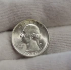 1950  S US Washington Quarter 25c AU +