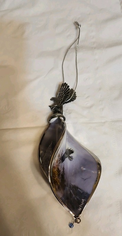 Bradford Exchange Eagle Christmas Ornament