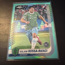Topps Chrome MLS 2025 Kalani Seattle Sounders FC Rookie Aqua Refractor /199