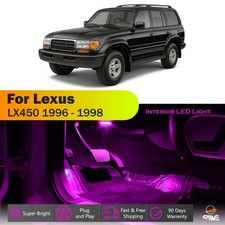 16 X Pink Led Interior Lights Kit For Lexus Lx450 1996-1997 Toyota Land Cruiser 16 X Pink Led Interior Lights Kit For Lexus Lx450 1996-1997 Toyota Land Cruiser