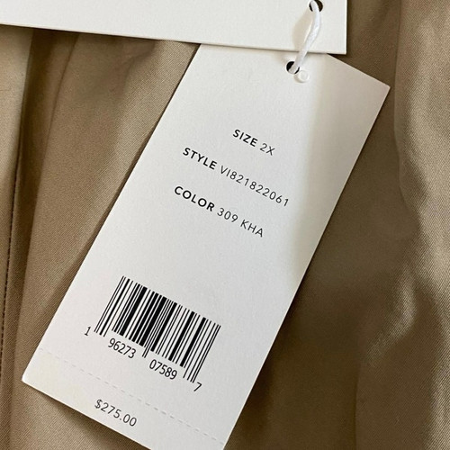 Vince. Culottes Pants Women’s Plus Size 2X 100% Cotton Minimalist Old Money New - Imagen 7 de 9