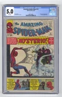 Amazing Spider-Man #13 CGC 5.0 Marvel Comic 1964 1st Mysterio Ditko Stan Lee