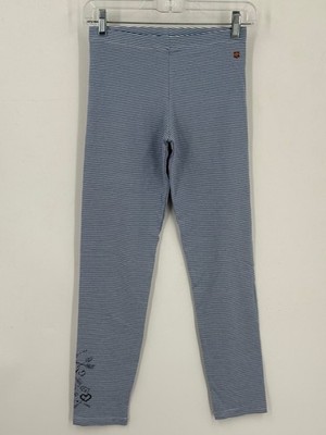 Matilda Jane Girls Hello Lovely Blue Earn Your Stripes Leggings Youth Size 14