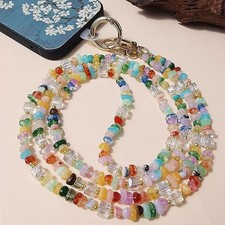 Beaded Cell Phone Chain Crossbody Strap Anti-Theft Detachable Cellphone Lanyard
