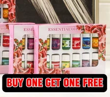 12PCS 3ML Essential Oils Aromatherapy Set for Diffuser Humidifier Air Freshener