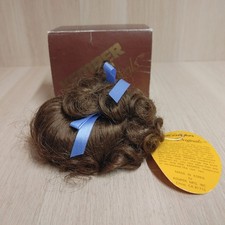 Vintage Doll Hair Wig L. Brown Size 7-8 By Kemper Originals