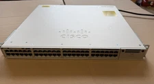 Cisco Catalyst C9300-48T-E Switch | 48-Port Gigabit | 3x FAN | Network Switch On