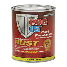 POF.45204 POR-15 INC 45204 High Performance Rust Preventive Coating, 1 qt Can,