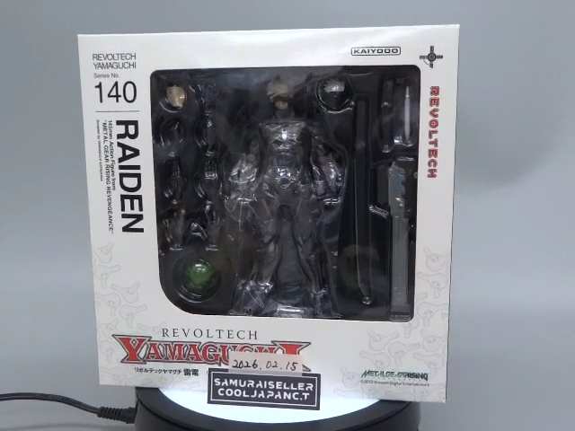 Revoltech Yamaguchi 140 Metal Gear Rising Revengence Raiden Figure