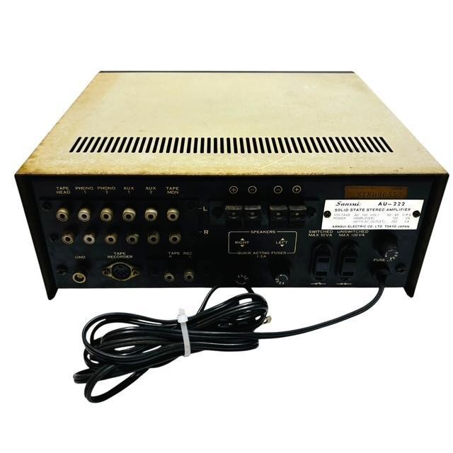 Sansui Model Au-222 Integrated Amplifier Vintage Tested