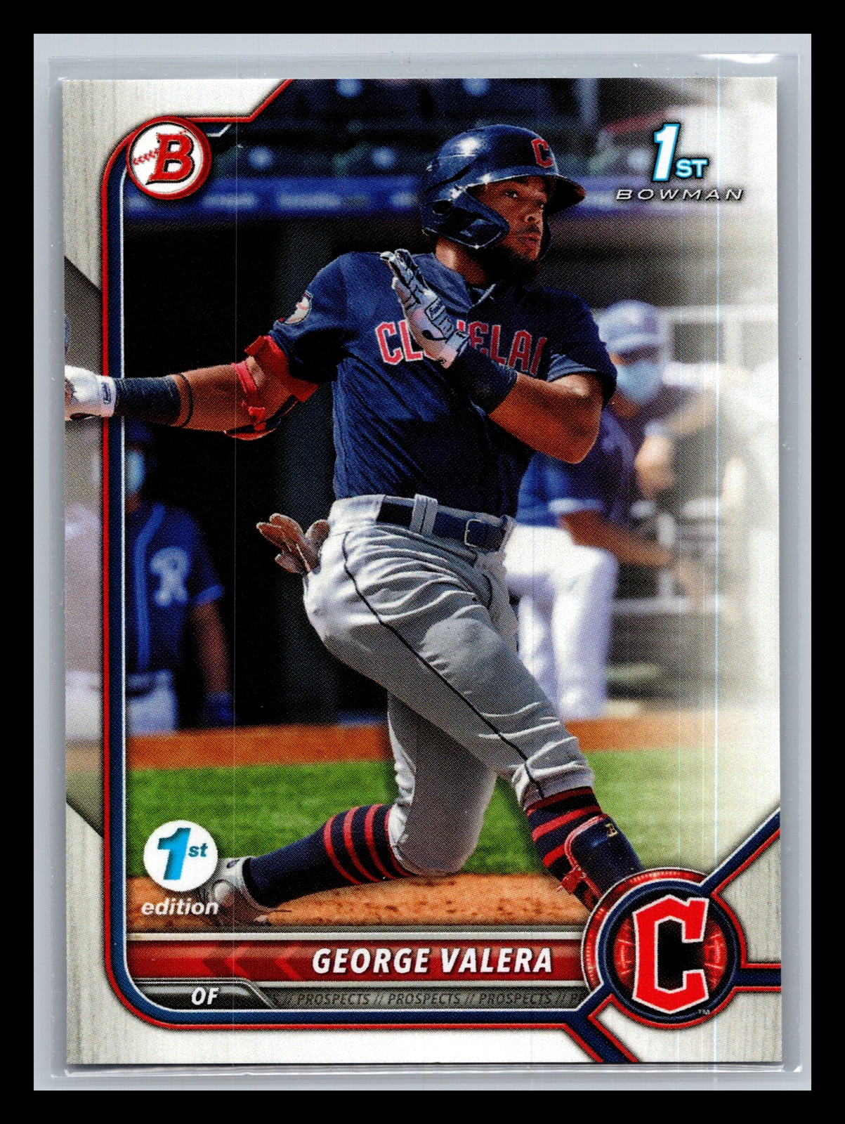 George Valera Cleveland Guardians #BPPF-22 Bowman 2022 Bowman 1st Edition