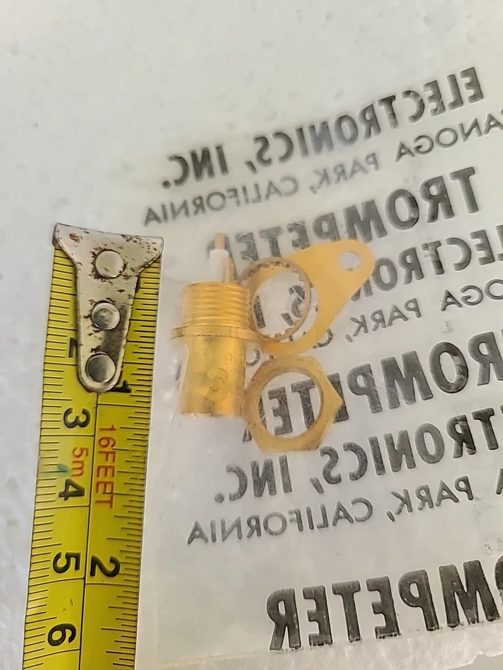 TEI 14949 BJ77 TROMPETER GOLD CONNECTOR,  New/factory Sealed  - Image 3 of 4