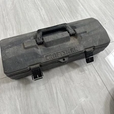 Craftsman USA 20" Permanex Truck Box Black Plastic Heavy Duty W/ Socket Holder