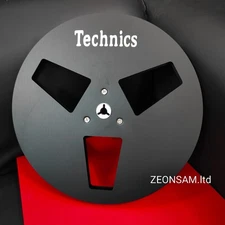 1 PCS Technics 1/4"  8" Empty Tape Reels For Reel To Reel Tape Recorders(black)