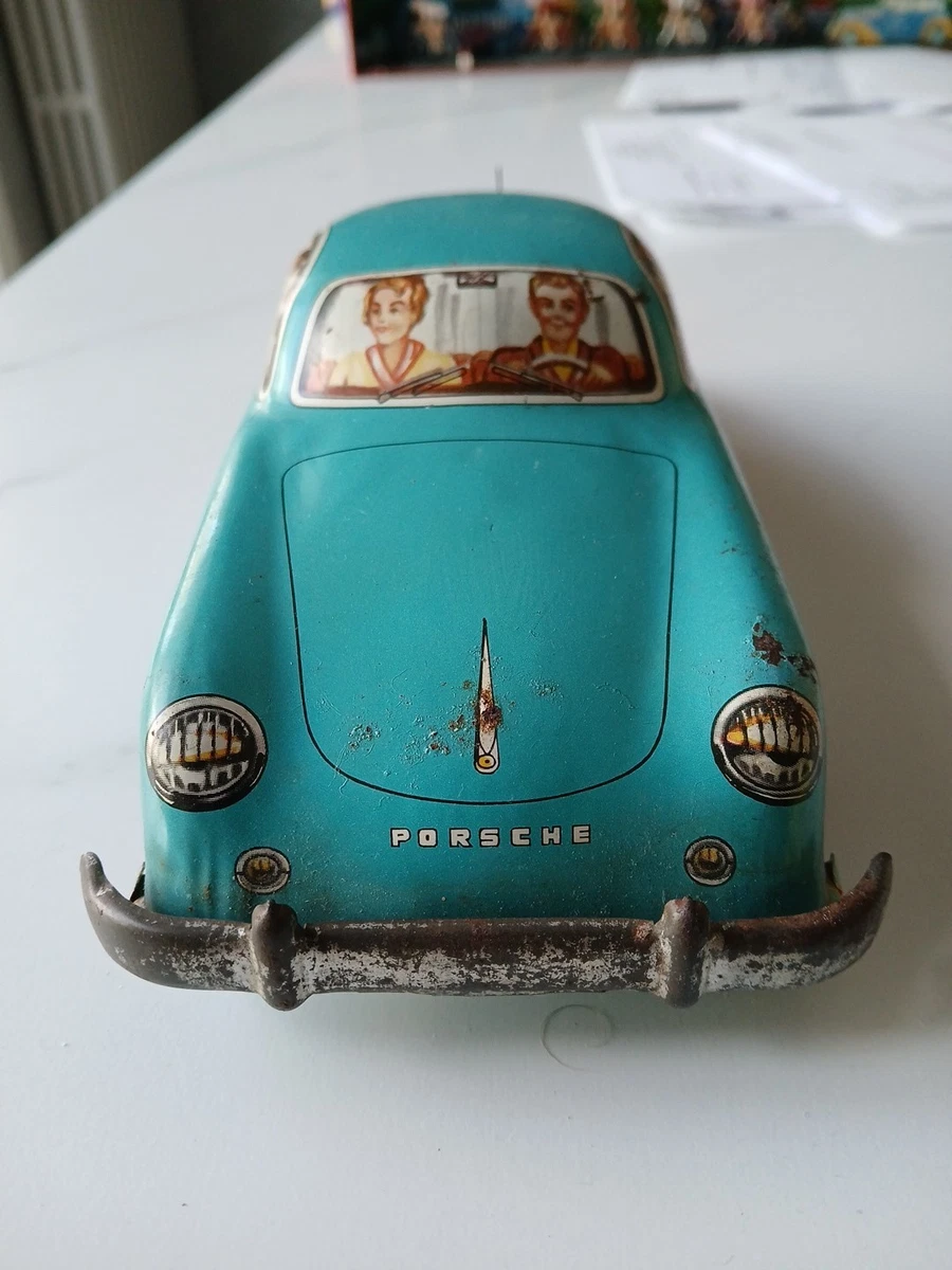Jouet Voiture Ancienne En Tôle JOUSTRA Rouge – Édition 2002
