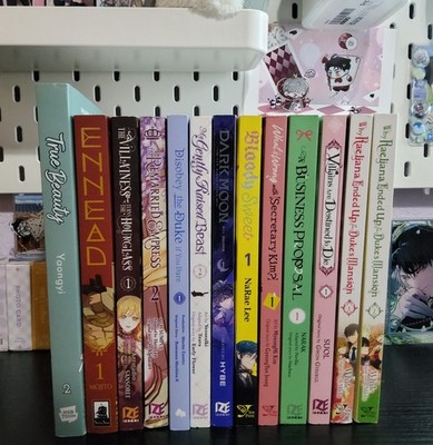 Korean Manhwa Lot - 13 Mixed Random Assorted Volumes Mix Bundle Comics