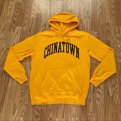 NEW CHINATOWN MARKET ARC YELLOW HOODIE SZ XL | eBay