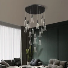 Modern LED cone shape Suspension Lamp Pendant Light Ceiling Lamp Chandelier New