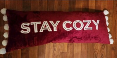 Stay Cozy Throw Pillow - Christmas - Pillows - Throw Pillows - Home - Cozy 