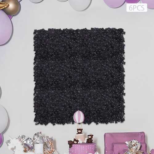 6 PIEZAS Paneles de Pared Flores Artificiales para Boda Jardín Decoración Telón de Fondo 60*40cm - Imagen 18 de 19