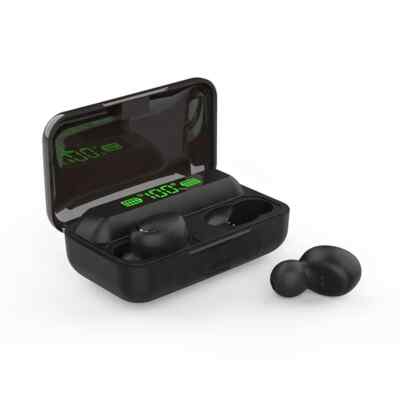True wireless f9 f9-5 black in ear buds earbud with power bank