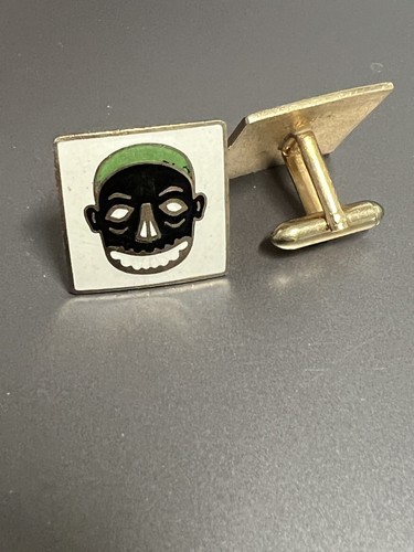 MASCARILLA TRIBAL VINTAGE SWANK GEMELOS ESMALTADOS PARA HOMBRES - Imagen 2 de 3