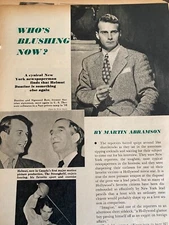 Helmut Dantine, Three Page Vintage Clipping, a