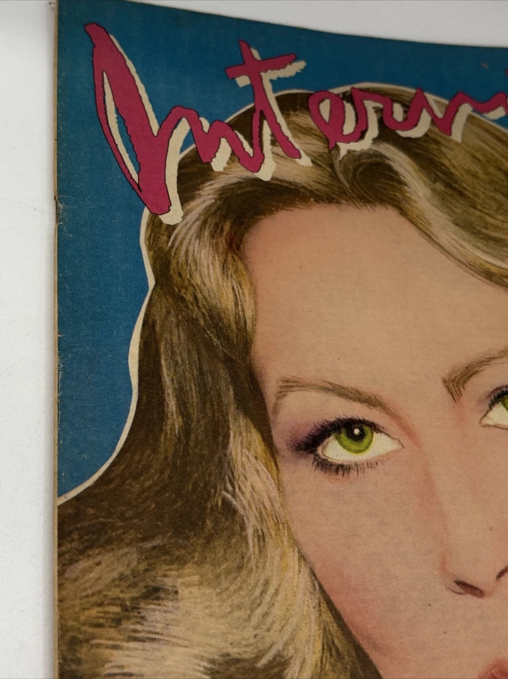 Andy Warhol Interview Magazine Faye Dunaway 1982 Foto 2 de 4