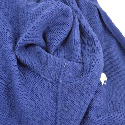 Chanel Sport Line Hoodie Zip-up Long Sleeve Top Navy 05P #42