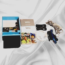 Nintendo Wii GameCube Compatible Black Console Tested