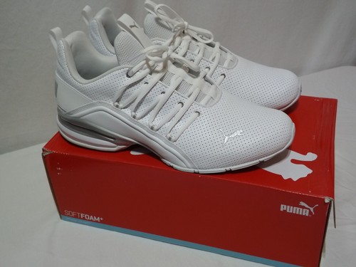 ZAPATOS PUMA ESPUMA SUAVE PARA HOMBRE ÓPTIMO COMFROT TALLA 12 BLANCOS - Imagen 6 de 10