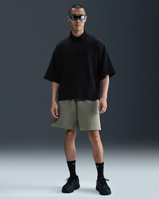 Nike Tech Men's fleece short Light Army Black HJ0693-320 Japan