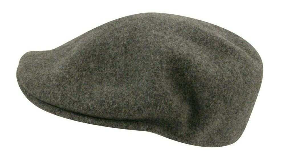 KANGOL Hat 504 Wool Flat Beret Cap 0258BC Winter Grey Flannel
