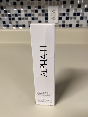ALPHA-H Essential Hydration Cream Rose Geranium Safe for Pregnant Beast Feeding 
