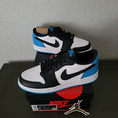 Air Jordan 1 Low OG Dark Powder Blue GS Size 6.5 Youth /8 Women's CZ0858-104 NEW