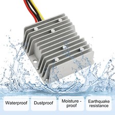 10A Waterproof DC/DC Converter Power Supply Regulator 30-90V Step Down To 12V US