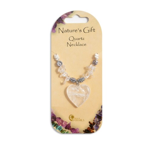 GEMSTONE'S HEART SHAPE NECKLACE / PENDANT - IN VARIOUS GEMSTONES - Picture 6 of 8