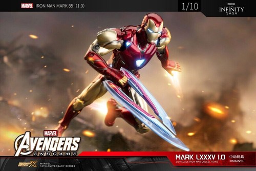 Marvel Avengers Endgame Iron Man Mark 85 MK85 Ironman Spielzeug Actionfigur Modell - Bild 12 von 14