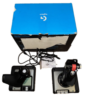Logitech G Saitek X52 Pro Flight Control System Stick Controller und Schubregler
