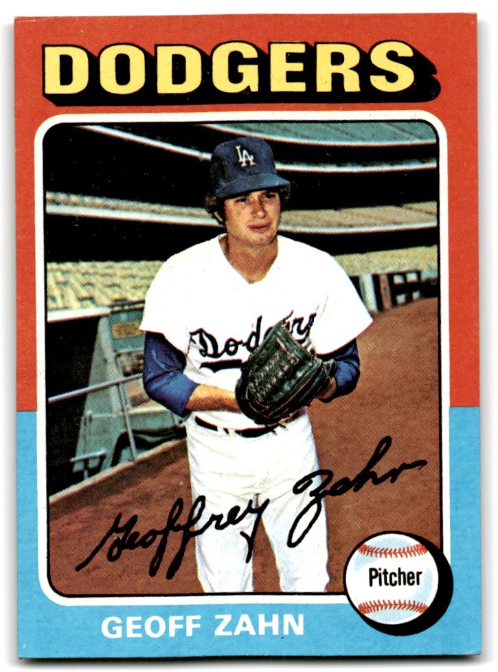 1975 Topps Mini (B) Geoff Zahn Los Angeles Dodgers #294 | eBay
