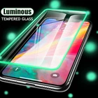 Luminous Screen Protector Tempered Glass For iPhone 16 15 14 13 12 11 Pro Max XR