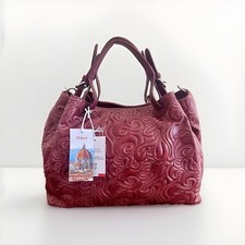 ISADORA ￼ Italian Leather Jumbo Handbag /￼ Shoulder Bag $199