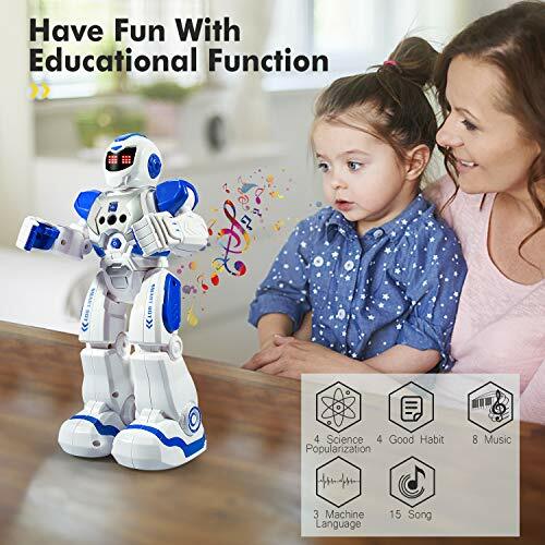 Blue Best Gifts for Children Onadrive Remote Control Robot ...