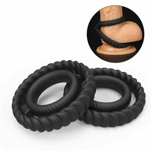 Men Penis Cock Ring Vibrator G-spot Dildo Massager Sex Toys For Women Couples - Picture 14 of 14